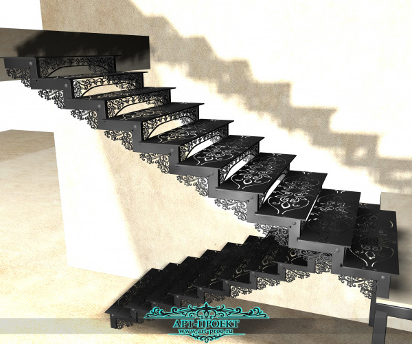 проект металлоконструкции лестницы